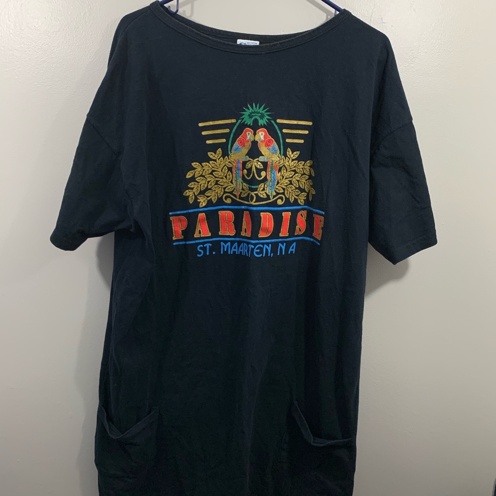 Vintage coverup parrots St. Maarten Netherlands